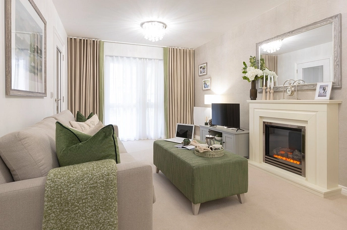 2 bedroom retirement property for sale