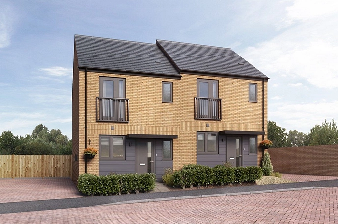 2 bedroom  semi-detached house for sale