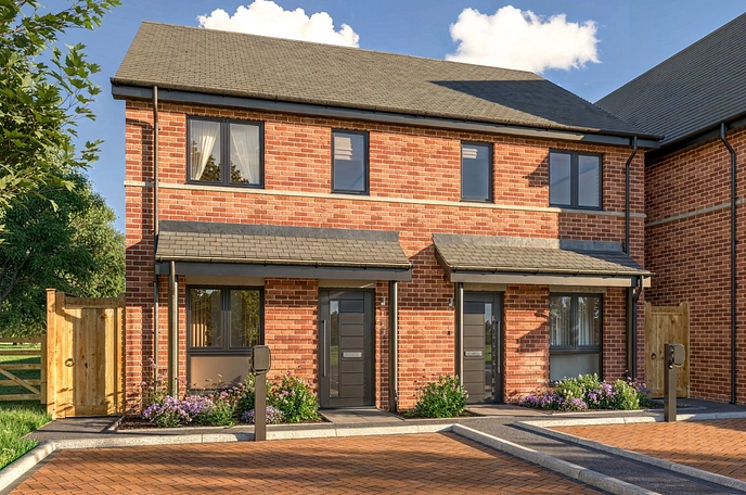 2 bedroom  semi-detached house for sale